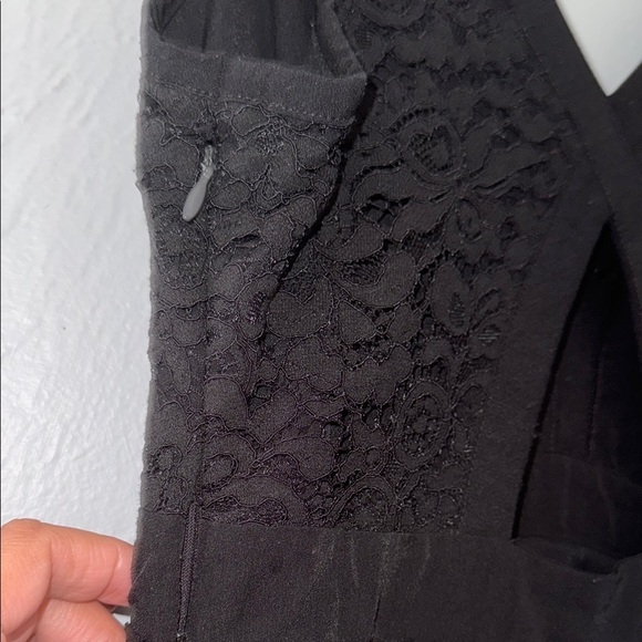 Free People Black Fit and Flare Mini Dress 104 - Picture 7 of 10